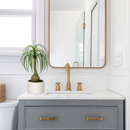 16" Fake Plants Artificial Potted Plants Artificial Ponytail Palm Plant in Pots Faux Bonsai Plants Home Decor