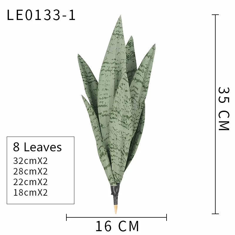 Artificial Plants Realistic Succulents Indoor and Outdoor Aloe Vera Tropical Fake Long Leaves Room Decoration Accessories