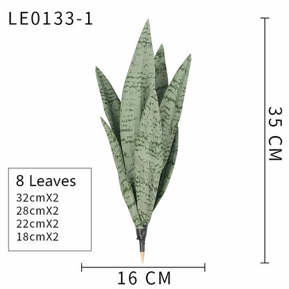Artificial Plants Realistic Succulents Indoor and Outdoor Aloe Vera Tropical Fake Long Leaves Room Decoration Accessories
