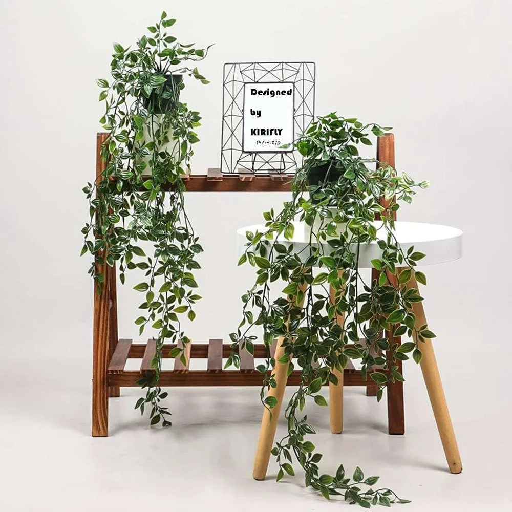 Indoor Faux Hanging Greenery Eucalyptus Plants (3 Pack)