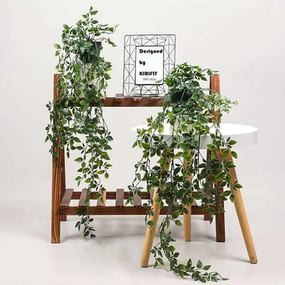 Indoor Faux Hanging Greenery Eucalyptus Plants (3 Pack)