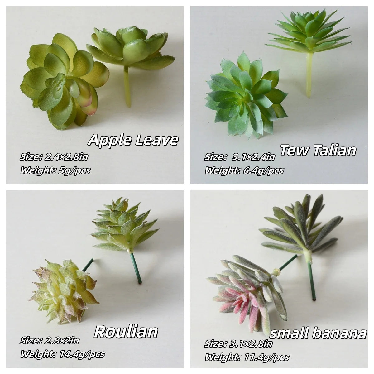 12 Pcs Artificial Succulent Plants Unpotted, Succulents Fake & Succulant Plants for DIY Craft, Faux Plants Decor for Home Decor, Garden, Office, and Party Decorations