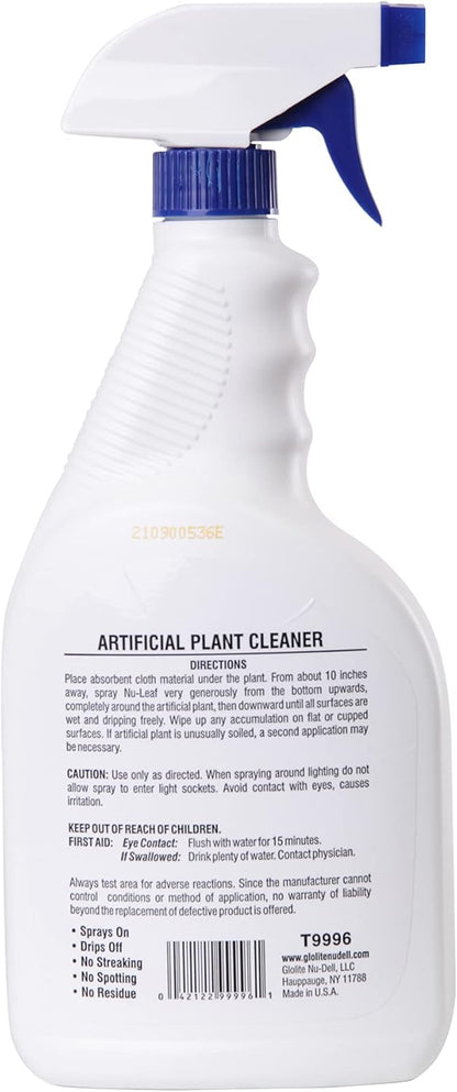 Nu-Leaf Spray & Drip-Dry Artificial Tree and Silk Plant Cleaner 32 FL.OZ (T9996)