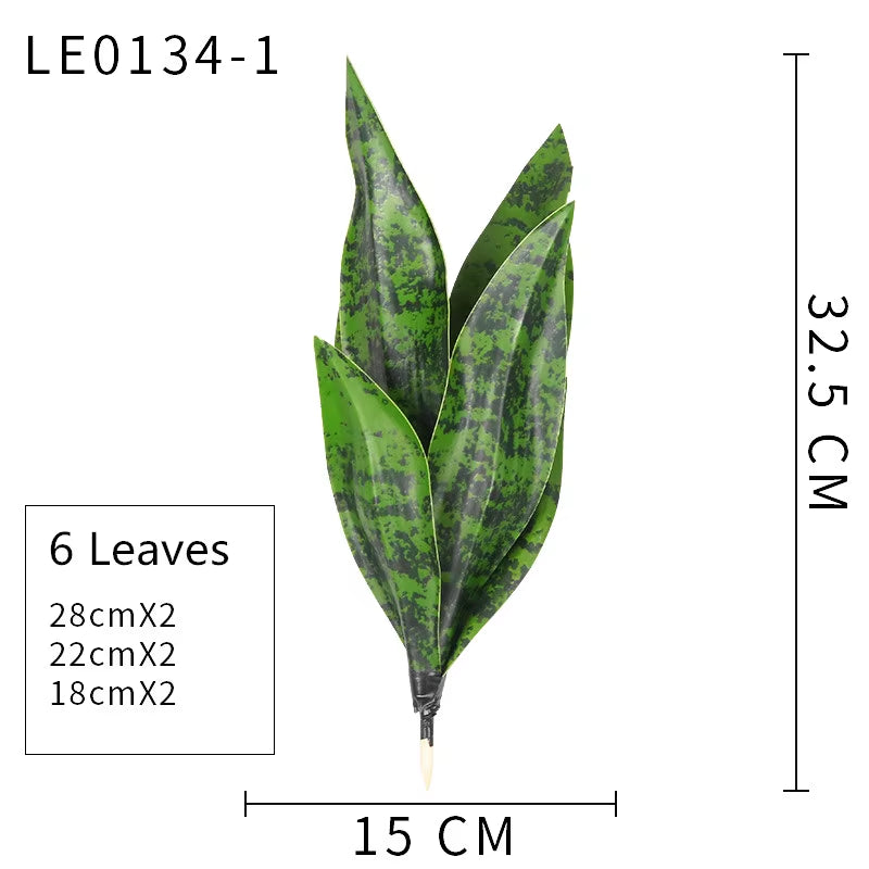 Artificial Plants Realistic Succulents Indoor and Outdoor Aloe Vera Tropical Fake Long Leaves Room Decoration Accessories