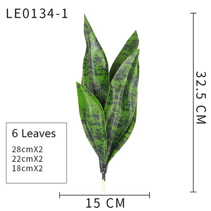 Artificial Plants Realistic Succulents Indoor and Outdoor Aloe Vera Tropical Fake Long Leaves Room Decoration Accessories