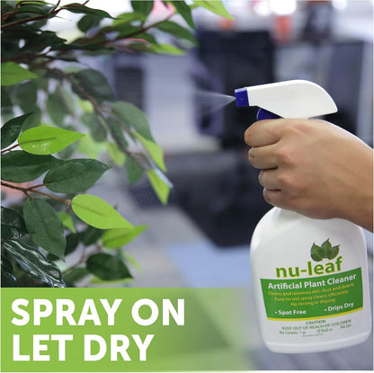 Nu-Leaf Spray & Drip-Dry Artificial Tree and Silk Plant Cleaner 32 FL.OZ (T9996)