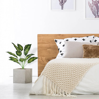 Artificial Plants Palm Fake Leaves 25Inch Indoor for Home Office Decor 2Pcs